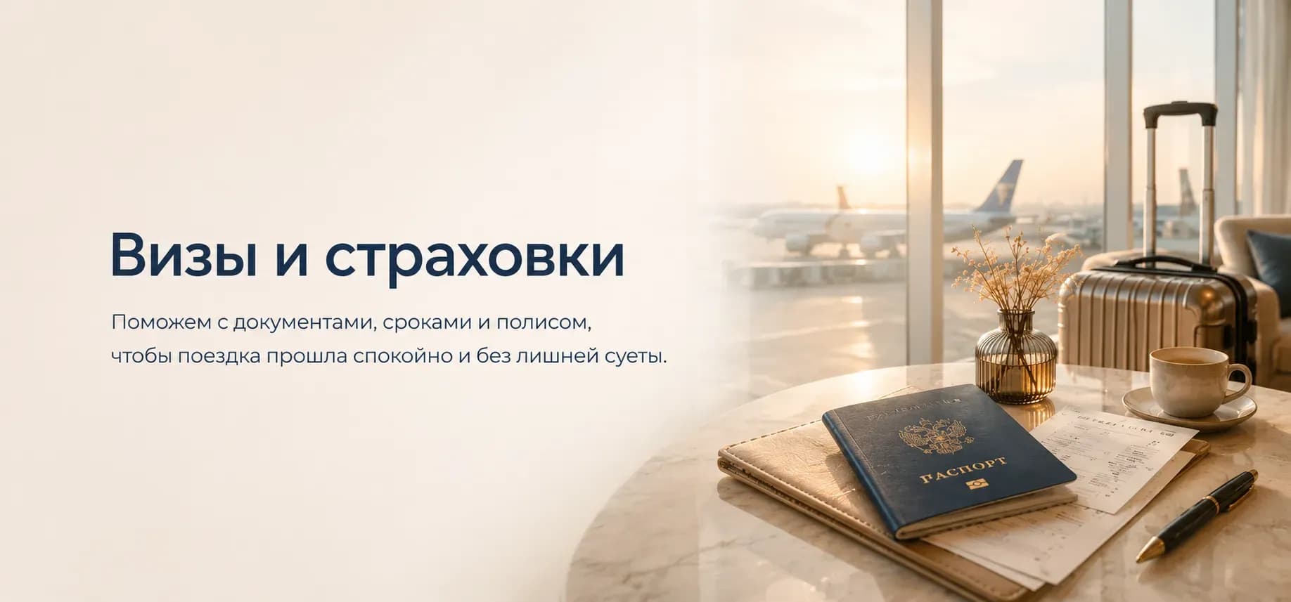 Оформление виз и туристической страховки